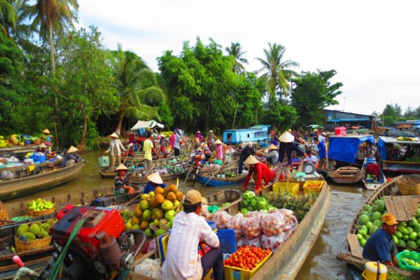 Cai Rang Floating Market, vietnam