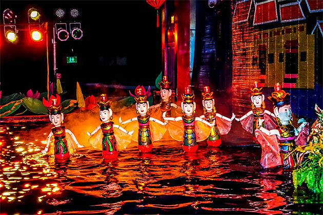 Hanoi Water Puppet Show -Indochina tour packages