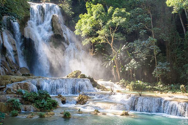 kuang si waterfalls indochina tours including vietnam and laos
