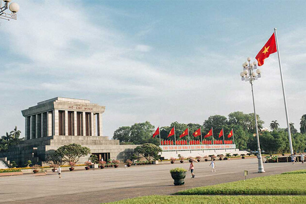 Ba Dinh Square Ho Chi Minh Mausoleum