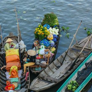 Cai Be Floating Market -Indochina tour packages