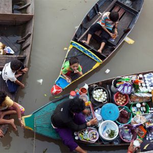 Floating Village in Tonle Sap Lake