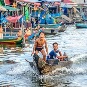 Floating Village on Kampong Phluk - Cambodia Laos Mekong River Tour