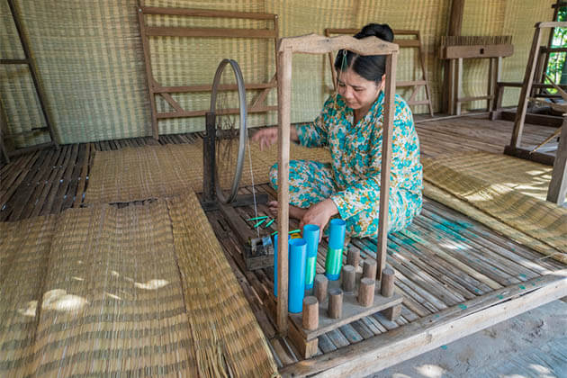 Silk Weaving Village Cambodia