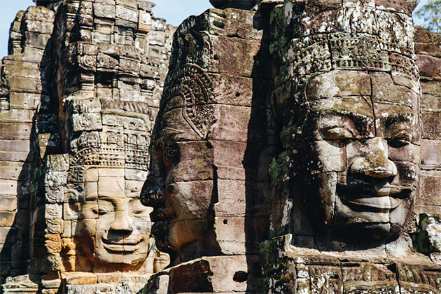 Smiling Stone on Bayon Temple