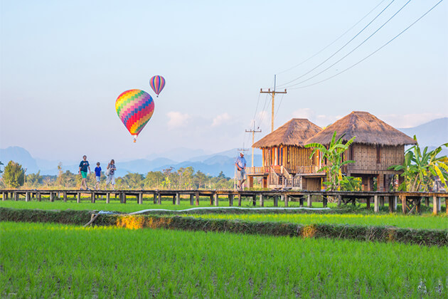 Vang Vieng Town -Indochina tour packages