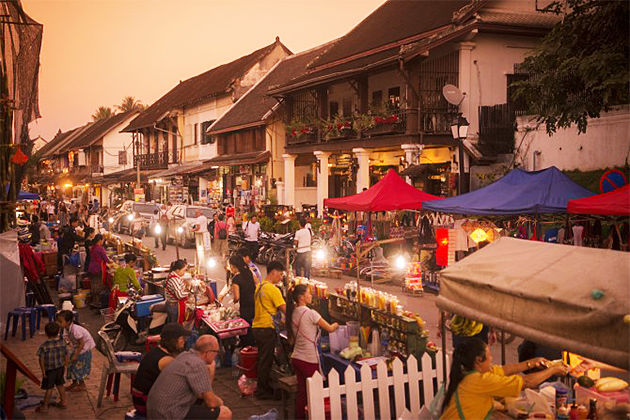 night market luang prabang -Indochina tour packages