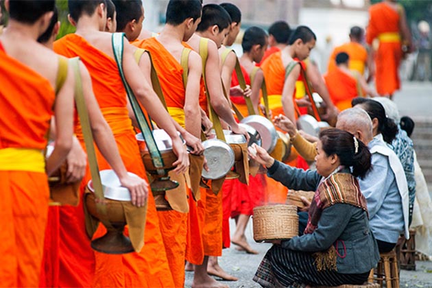 Daily Alms Ritual in Laos - Multi-Country Asia tour packages