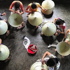 23 Days in Vietnam Camboida – Hue traditonal villages of making non la