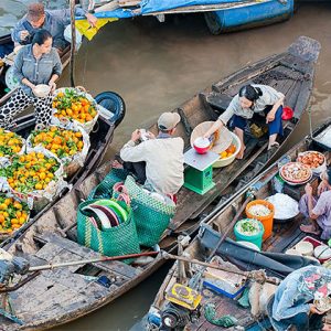 Cai Be FLoating Market -Indochina tour packages
