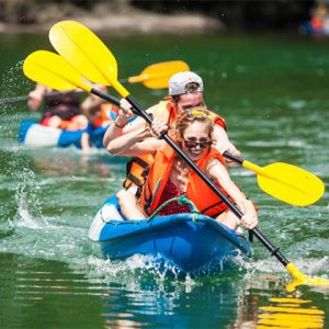 Kayaking Bai Tu Long Bay -Indochina tour packages