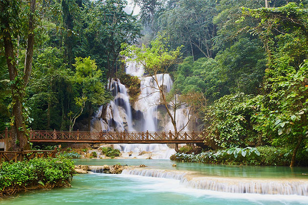 Kuang Si Waterfall Luang Prabang Vietnam Laos Tours