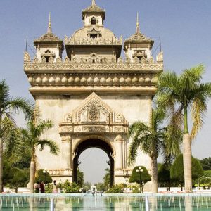 Patuxai Victory Monument in Vientiane