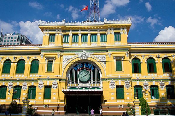 Saigon Center Post Office – Vietnam Cambodia 23 Day Tour