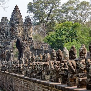 Southgate of Angkor Thom -Indochina tour packages