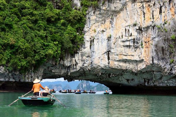 Vung Vieng fishing village at Halong Bay