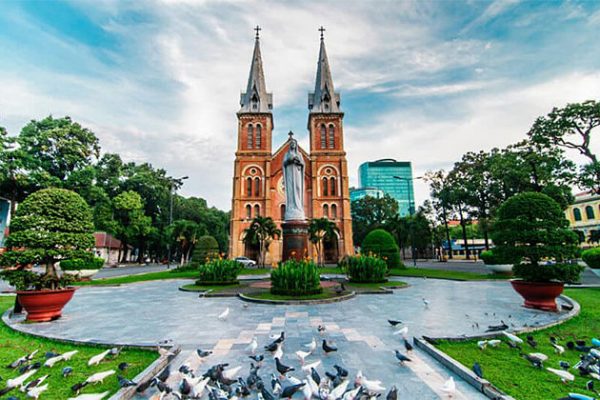 the Notre Dame Cathedral - Tours to Southeast Asia