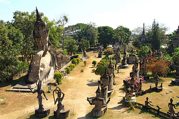 Buddha Park Vientiane -Indochina tour packages