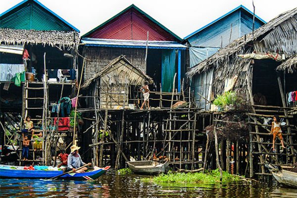 Experience village life in Kampong Phluk Cambodia