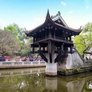 One Pillar Pagoda Hanoi - Vietnam Laos Itinerary 20 Days