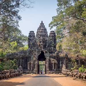 Victory Gate Angkor Thom - Cambodia Laos 15 Days