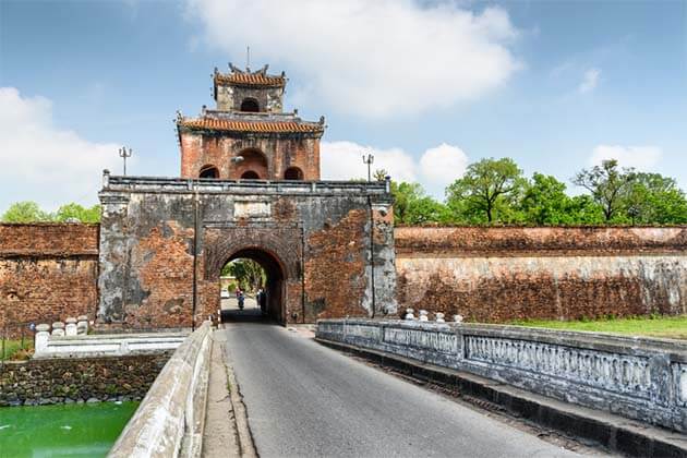 Gate to Hue Imperial Citadel - Vietnam Laos Trip