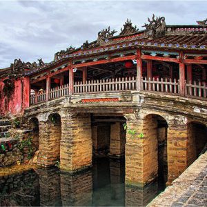 japanese covered bridge hoian vietnam cambodia laos 21 day itinerary