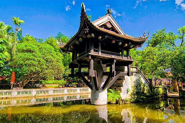 one pillar pagoda noi indochina 3 week tour itinerary
