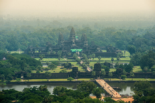 Angkor Wat from Above -Indochina tour packages