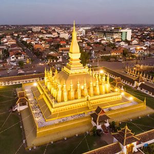 That Luang Stupa Vientiane -Indochina tour packages