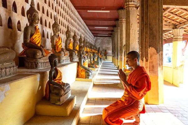 Buddha statues at Wat Sisaket Temple - Indochina tours
