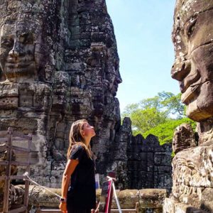 Discover Angkor Wat Temple complex in Indochina tour