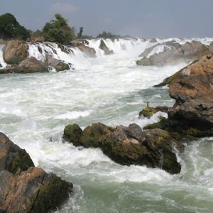 Khone PhaPheng waterfalls in Laos