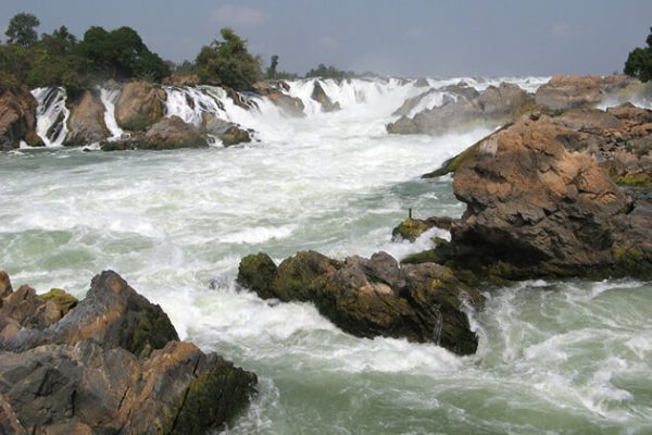 Khone PhaPheng waterfalls in Laos