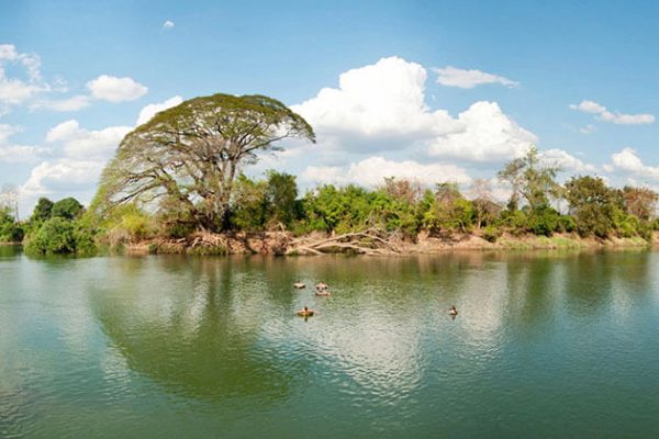 Paranomic view of Don Det Island