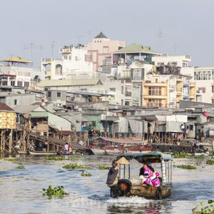 Speed boat to Chau Doc with Indochina tours