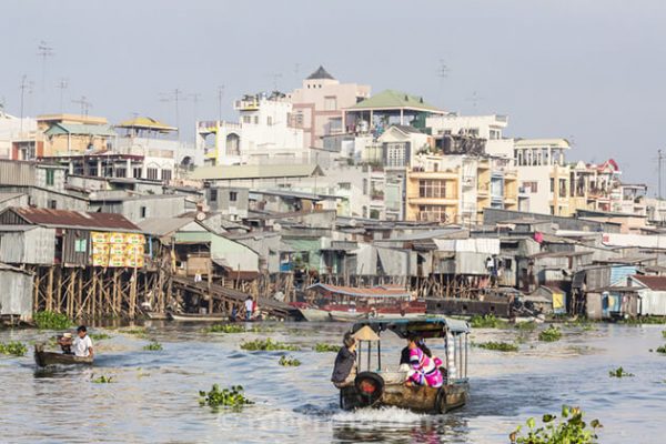 Speed boat to Chau Doc with Indochina tours