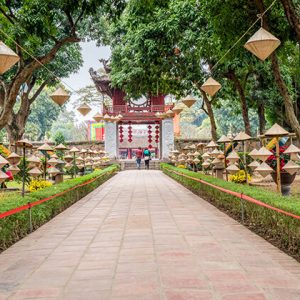 Temple of Literature in Hanoi, Vietnam