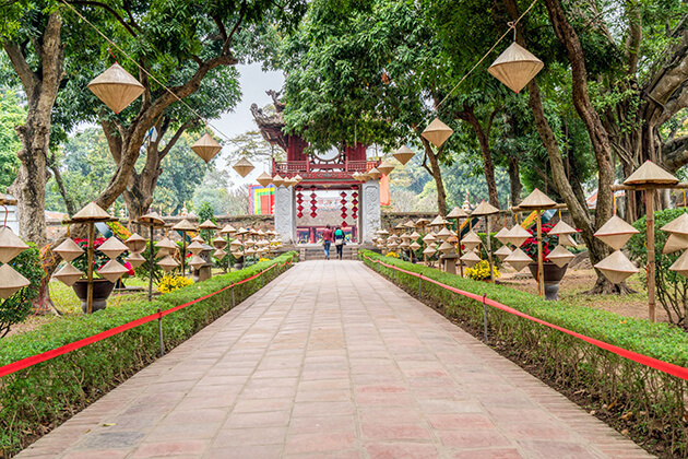 Temple of Literature in Hanoi, Vietnam