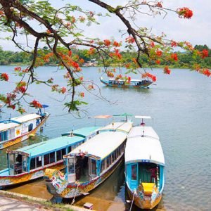 Cruise along Perfume River in Hue