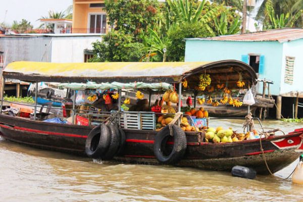 Diverse goods in Mekong Delta