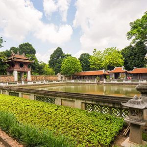 temple of literature in Hanoi