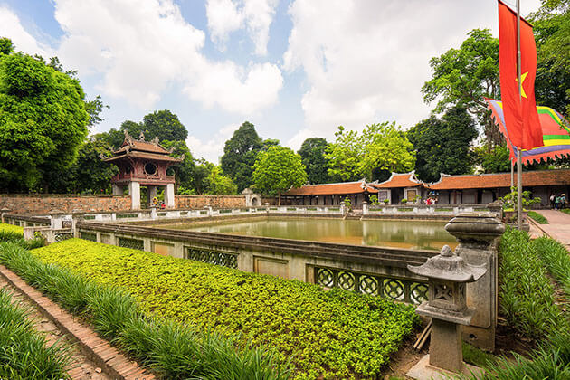 temple of literature in Hanoi