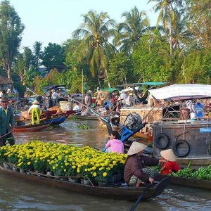 Cai Be floating market, Indochia package