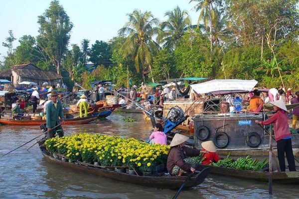 Cai Be floating market, Indochia package