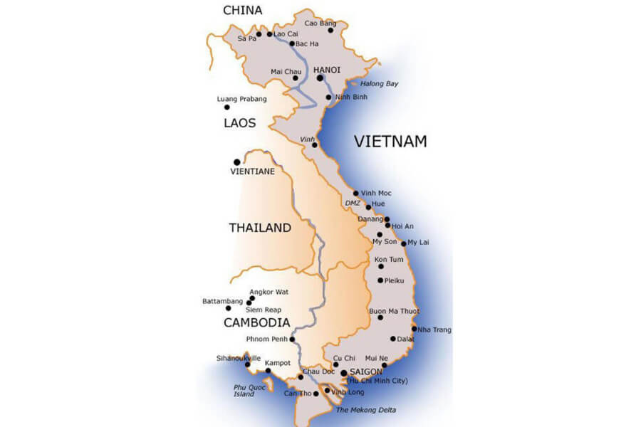 Indochina Geography-Indochina Tours