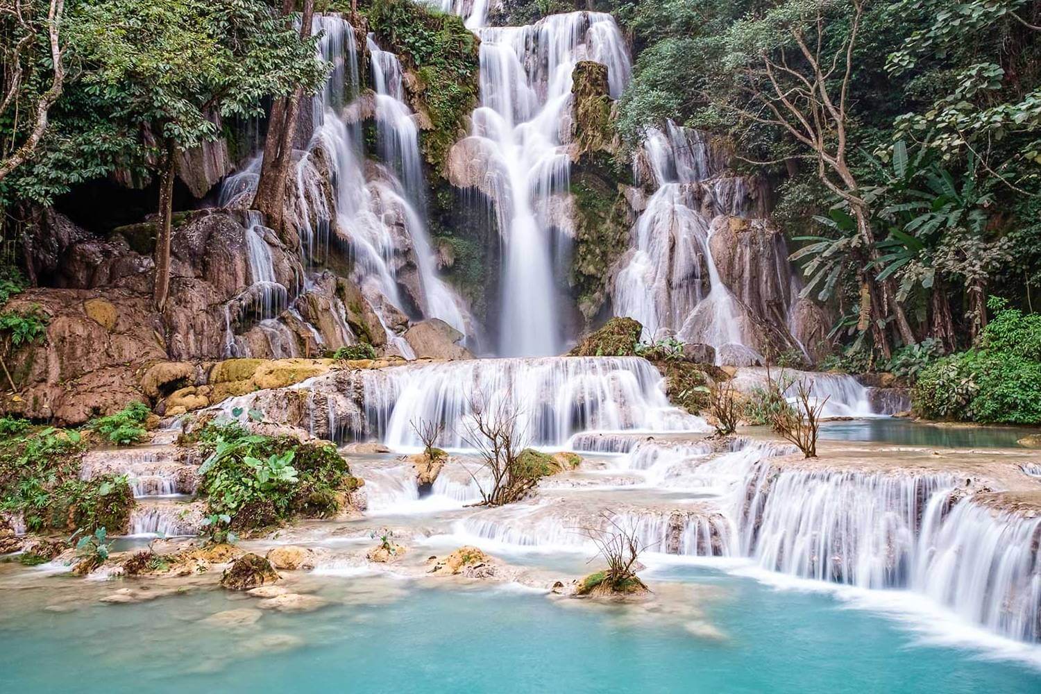 Kuang Si Waterfalls, Laos - Indochina Tours