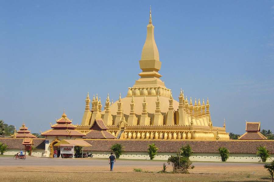 Pha That Luang in Laos - Indochina tour package