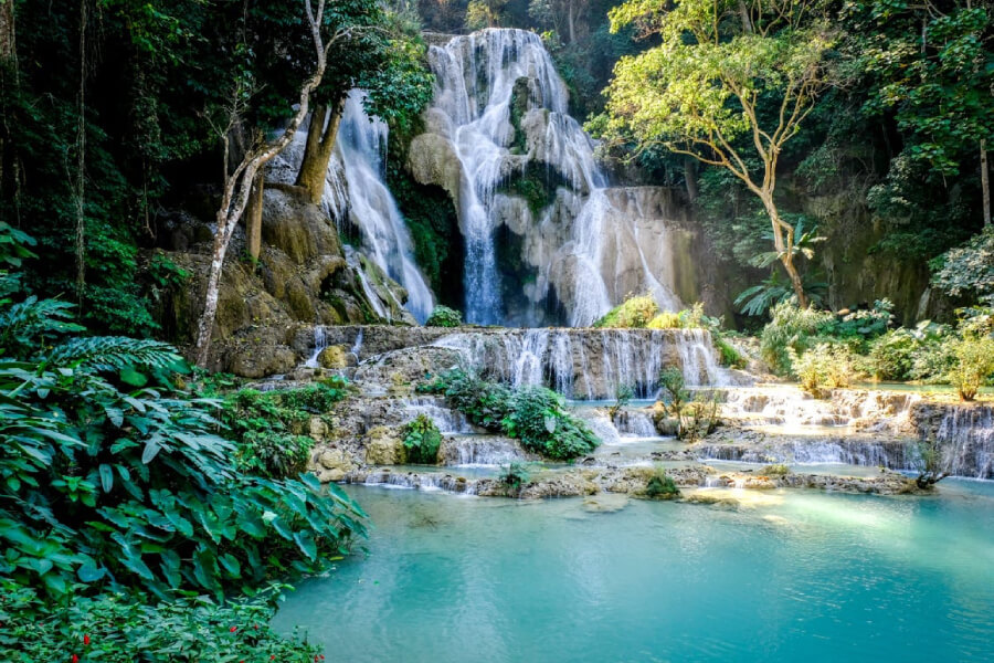 Kuang Si waterfall - Indochina Tours