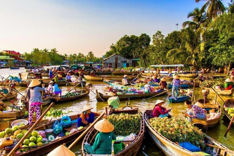 Cai Be Floating Market - Multi country asia tours
